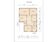 Проект одноэтажного каркасного дома 9х12 с террасой - планировка (превью)