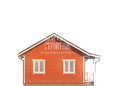 Одноэтажный дом из бруса 7.2х6 - визуализация (превью)